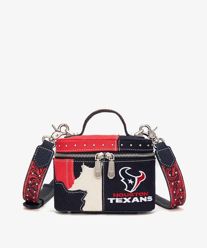NFL Houston Texans Western Canvas Crossbody Bag
