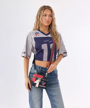 NFL Houston Texans Western Canvas Crossbody Bag