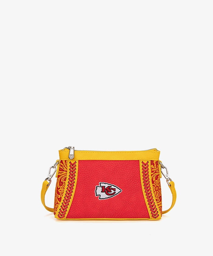 NFL Kansas City Chiefs Braided Crossbody Bag