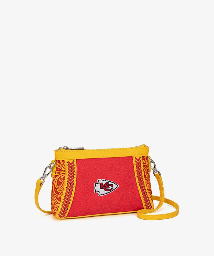 NFL Kansas City Chiefs Braided Crossbody Bag