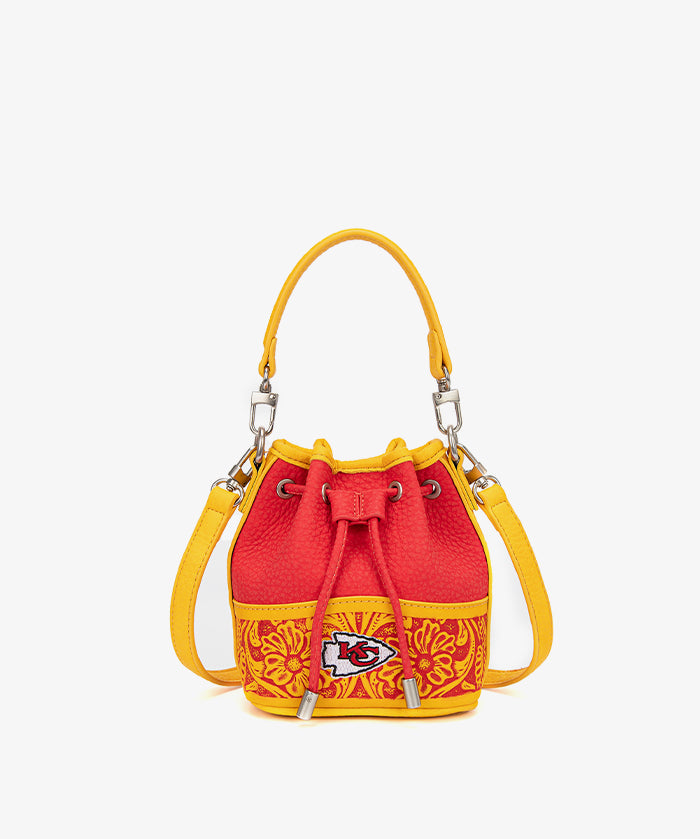 NFL Kansas City Chiefs Floral Bucket Bag