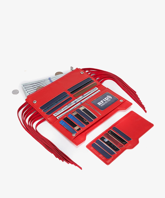NFL Kansas City Chiefs Fringe Wallet