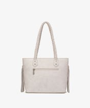 NFL Dallas Cowboys Braided Tassel Rivet Tote Bag (Pre-Order)