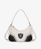 NFL Las Vegas Raiders Rivet Baguette Shoulder Bag