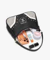 NFL Las Vegas Raiders Rivet Baguette Shoulder Bag