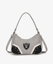 NFL Las Vegas Raiders Rivet Baguette Shoulder Bag