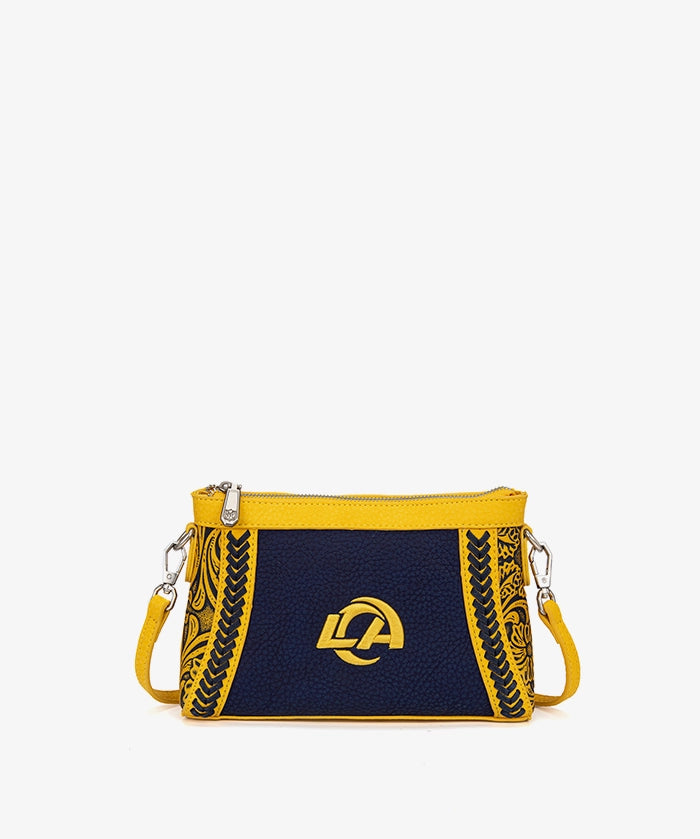 NFL Los Angeles Rams Braided Crossbody Bag