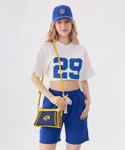 NFL Los Angeles Rams Braided Crossbody Bag