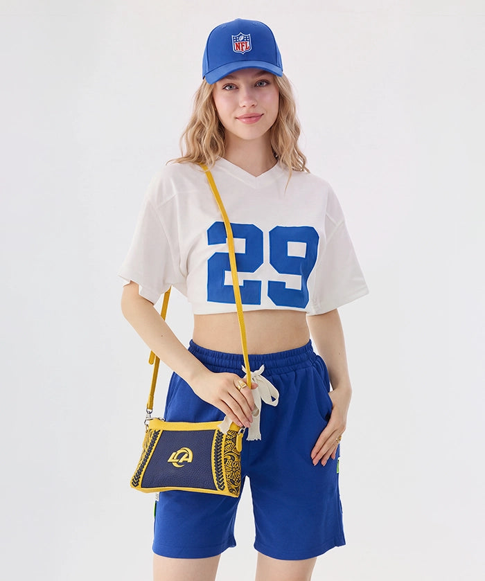 NFL Los Angeles Rams Braided Crossbody Bag