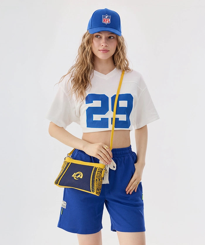 NFL Los Angeles Rams Braided Crossbody Bag
