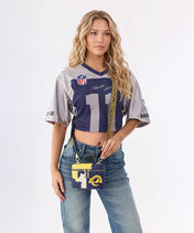NFL Los Angeles Rams Western Canvas Crossbody Bag