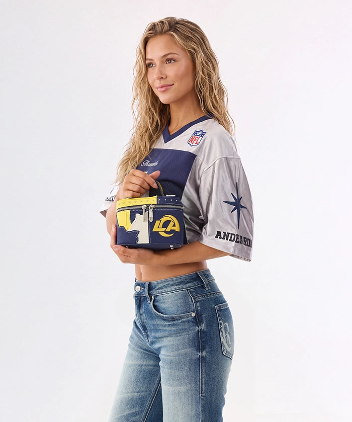 NFL Los Angeles Rams Western Canvas Crossbody Bag