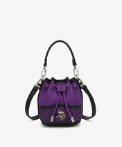 NFL Minnesota Vikings Floral Bucket Bag