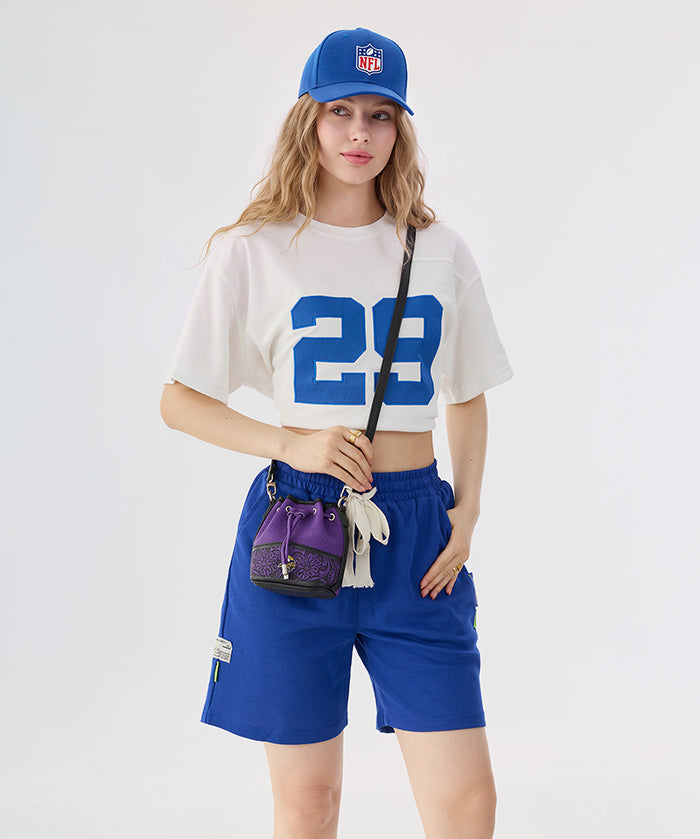 NFL Minnesota Vikings Floral Bucket Bag