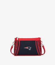 NFL New England Patriots Braided Crossbody Bag