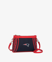NFL New England Patriots Braided Crossbody Bag