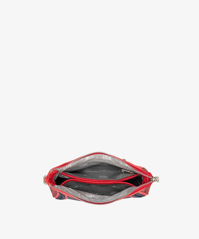NFL New England Patriots Braided Crossbody Bag