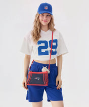 NFL New England Patriots Braided Crossbody Bag