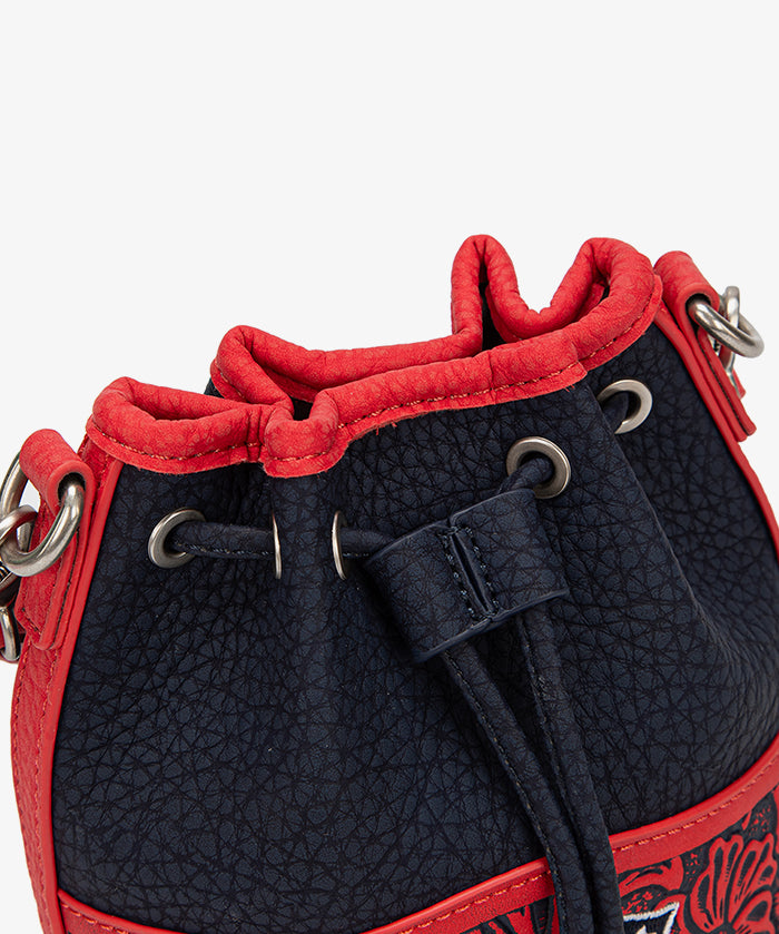 NFL New England Patriots Floral Bucket Bag