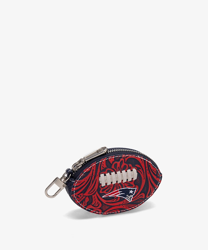 NFL New England Patriots Football Coin Purse