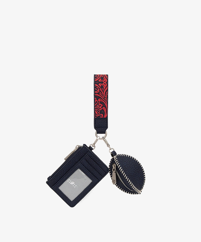 NFL New England Patriots Football Wristlet Set