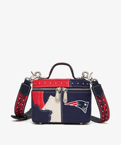 NFL New England Patriots Western Canvas Crossbody Bag