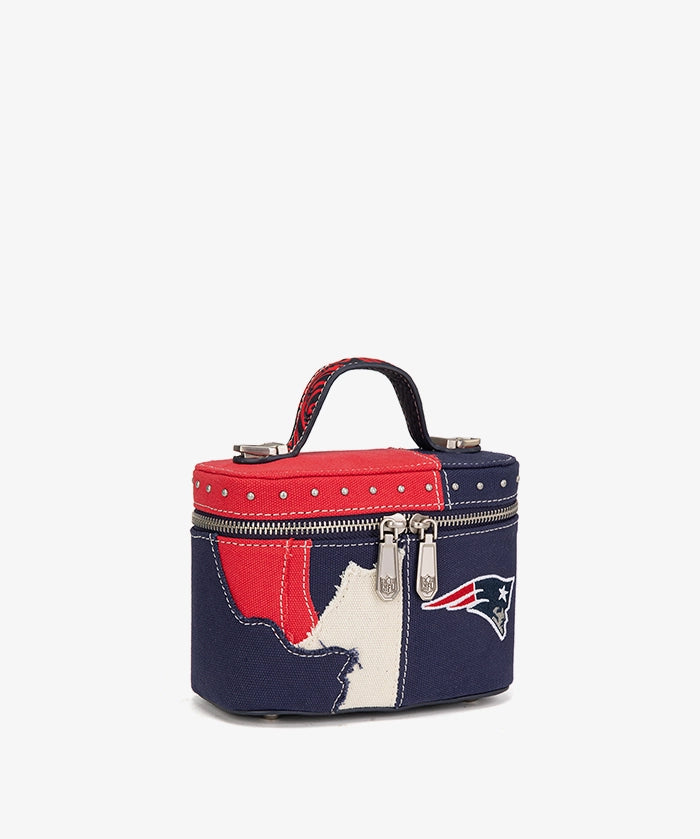 NFL New England Patriots Western Canvas Crossbody Bag