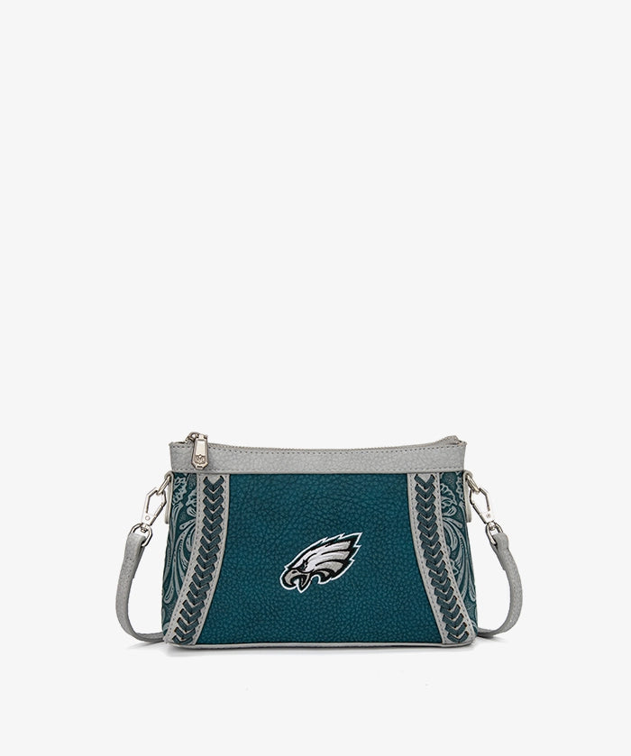 NFL Philadelphia Eagles Braided Crossbody Bag