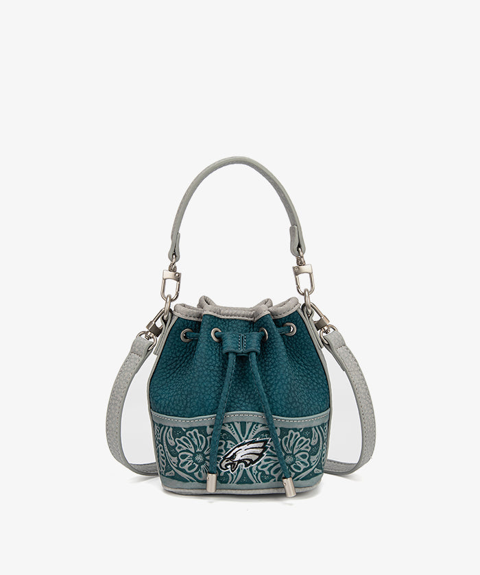 NFL Philadelphia Eagles Floral Bucket Bag