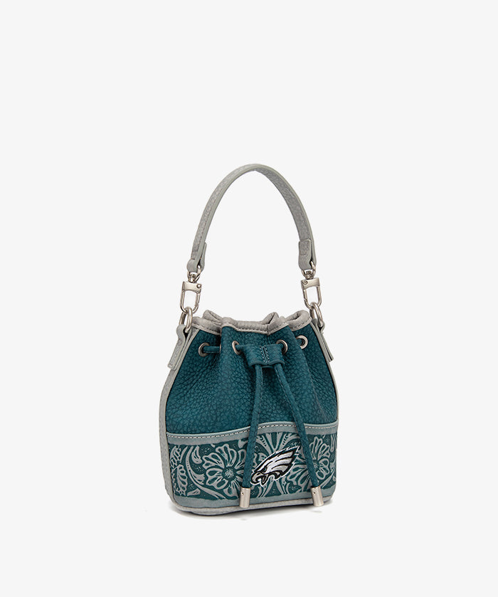 NFL Philadelphia Eagles Floral Bucket Bag