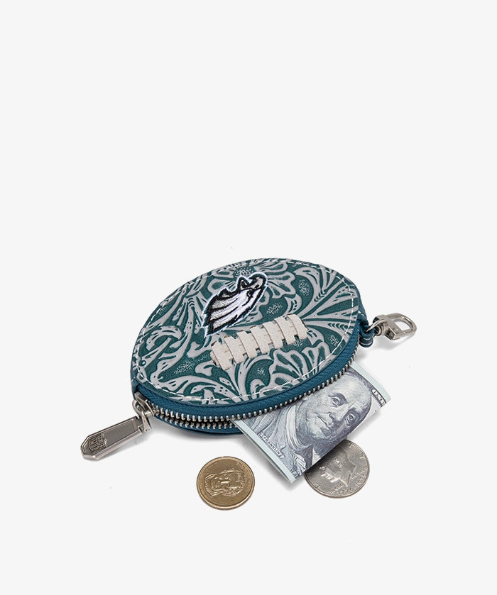 NFL Philadelphia Eagles Football Coin Purse