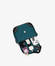 NFL Philadelphia Eagles Studded Fringe Flap Crossbody Bag (Pre-Order)