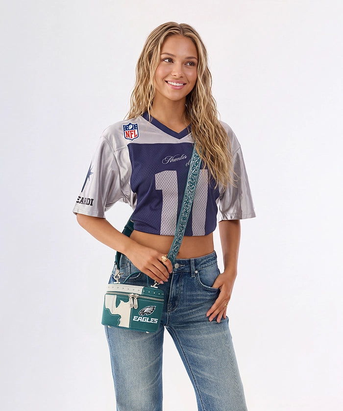 NFL Philadelphia Eagles Western Canvas Crossbody Bag