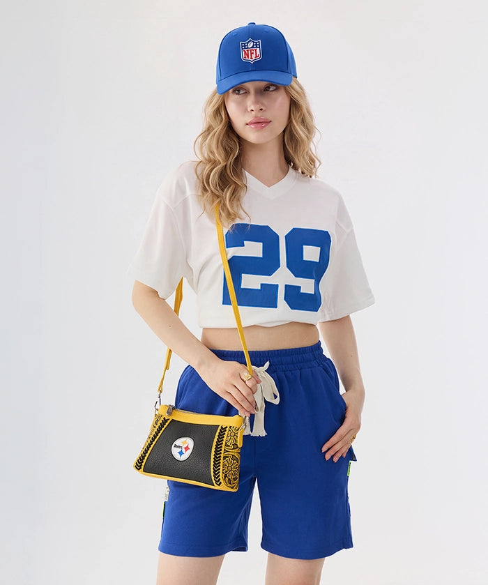 NFL Pittsburgh Steelers Braided Crossbody Bag