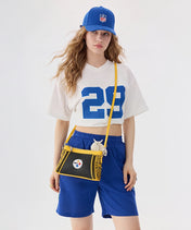 NFL Pittsburgh Steelers Braided Crossbody Bag