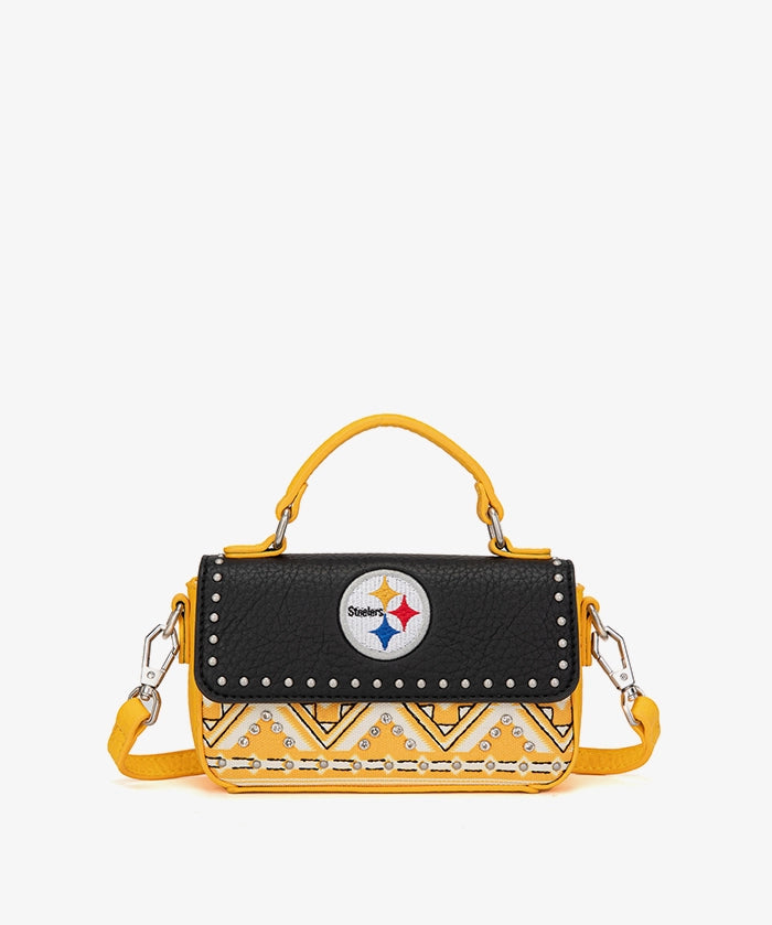 NFL Pittsburgh Steelers Flap Crossbody Bag (Pre-Order)