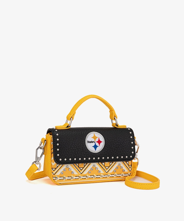 NFL Pittsburgh Steelers Flap Crossbody Bag (Pre-Order)