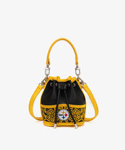 NFL Pittsburgh Steelers Floral Bucket Bag