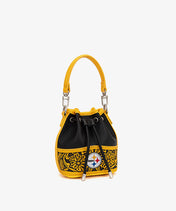NFL Pittsburgh Steelers Floral Bucket Bag