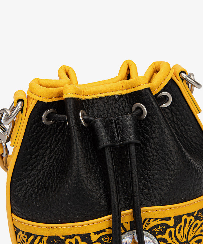 NFL Pittsburgh Steelers Floral Bucket Bag