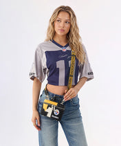 NFL Pittsburgh Steelers Western Canvas Crossbody Bag