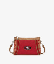 NFL San Francisco 49ers Braided Crossbody Bag