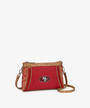 NFL San Francisco 49ers Braided Crossbody Bag