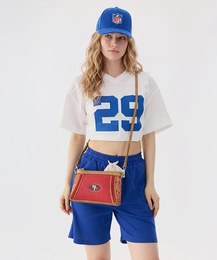 NFL San Francisco 49ers Braided Crossbody Bag