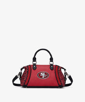 NFL San Francisco 49ers Braided Trim Satchel Bag