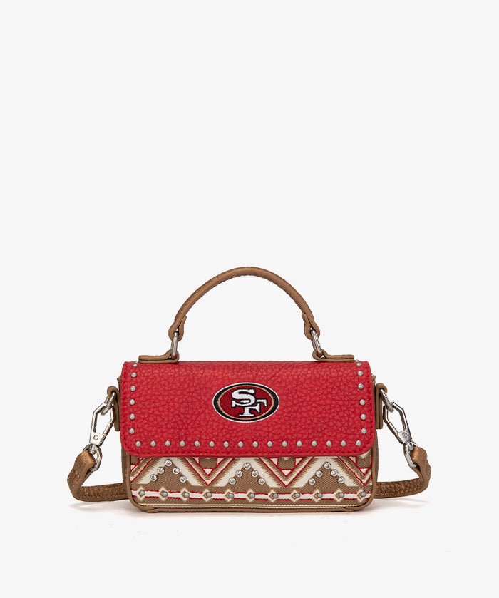 NFL San Francisco 49ers Flap Crossbody Bag (Pre-Order)