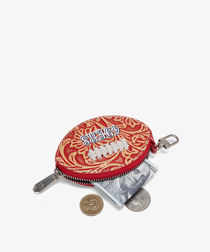 NFL San Francisco 49ers Football Coin Purse