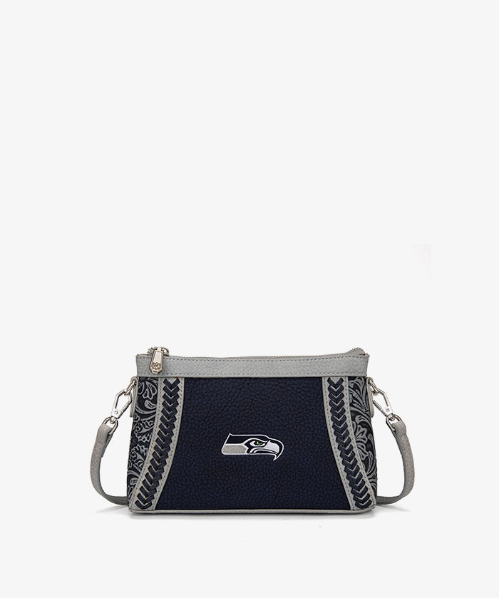 NFL Seattle Seahawks Braided Crossbody Bag