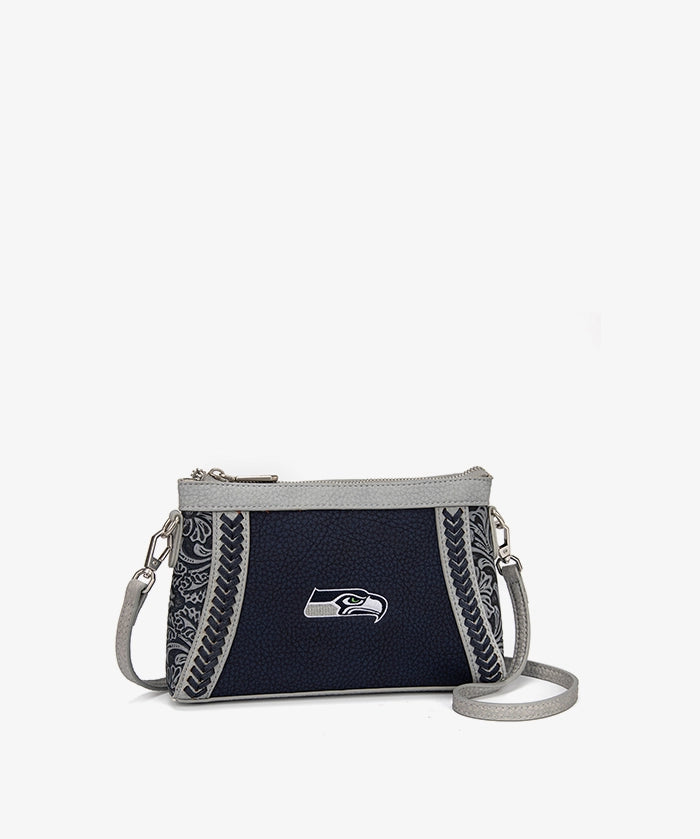 NFL Seattle Seahawks Braided Crossbody Bag