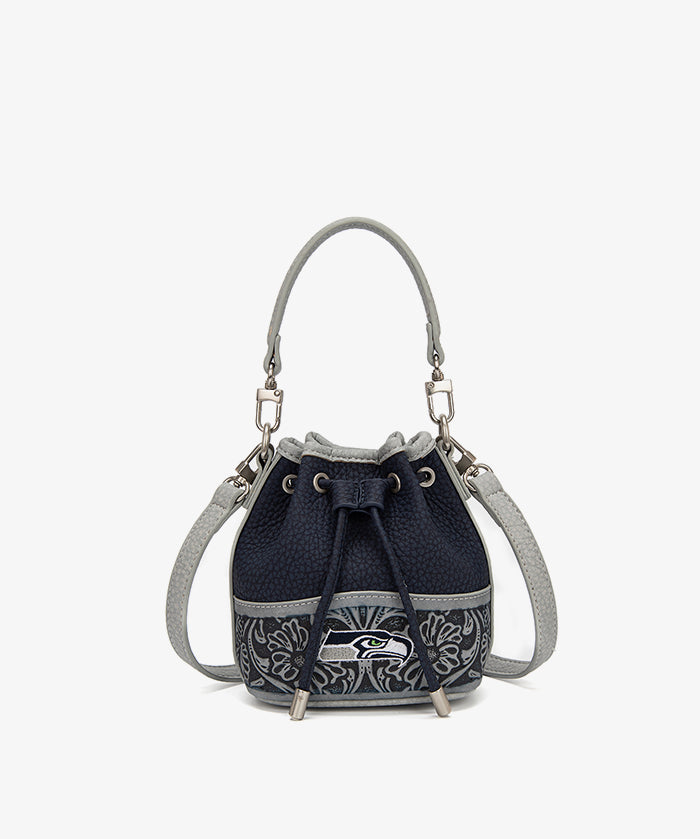 NFL Seattle Seahawks Floral Bucket Bag